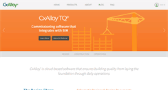 Desktop Screenshot of cxalloy.com